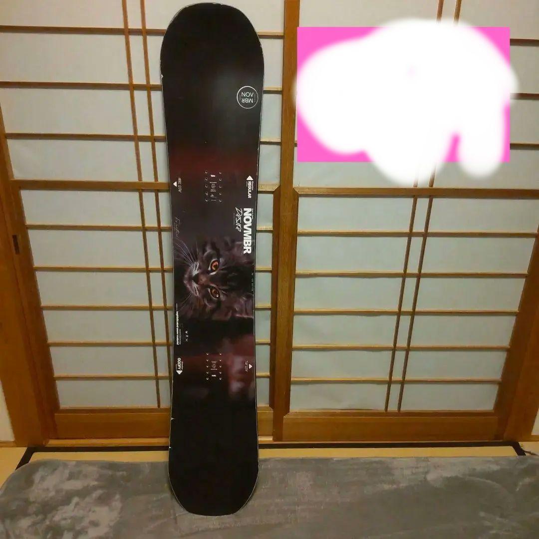 november desire スノーボード 152cm 猫デザイン