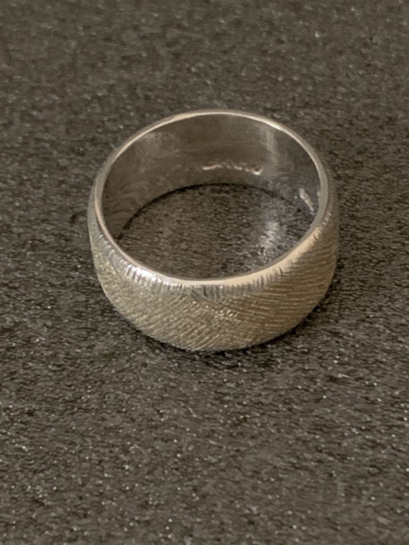 あさひ　リング　指輪　d-NH 925 K18 金箔　布目象嵌