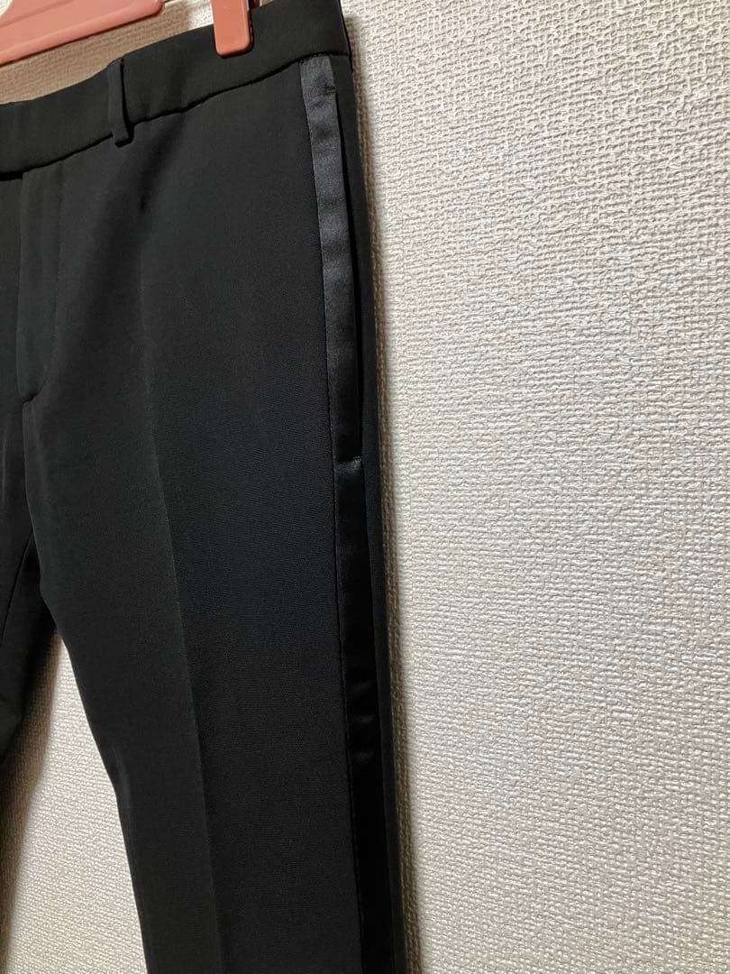00s Dior HOMME ウールパンツ タキシード46 側章 archive