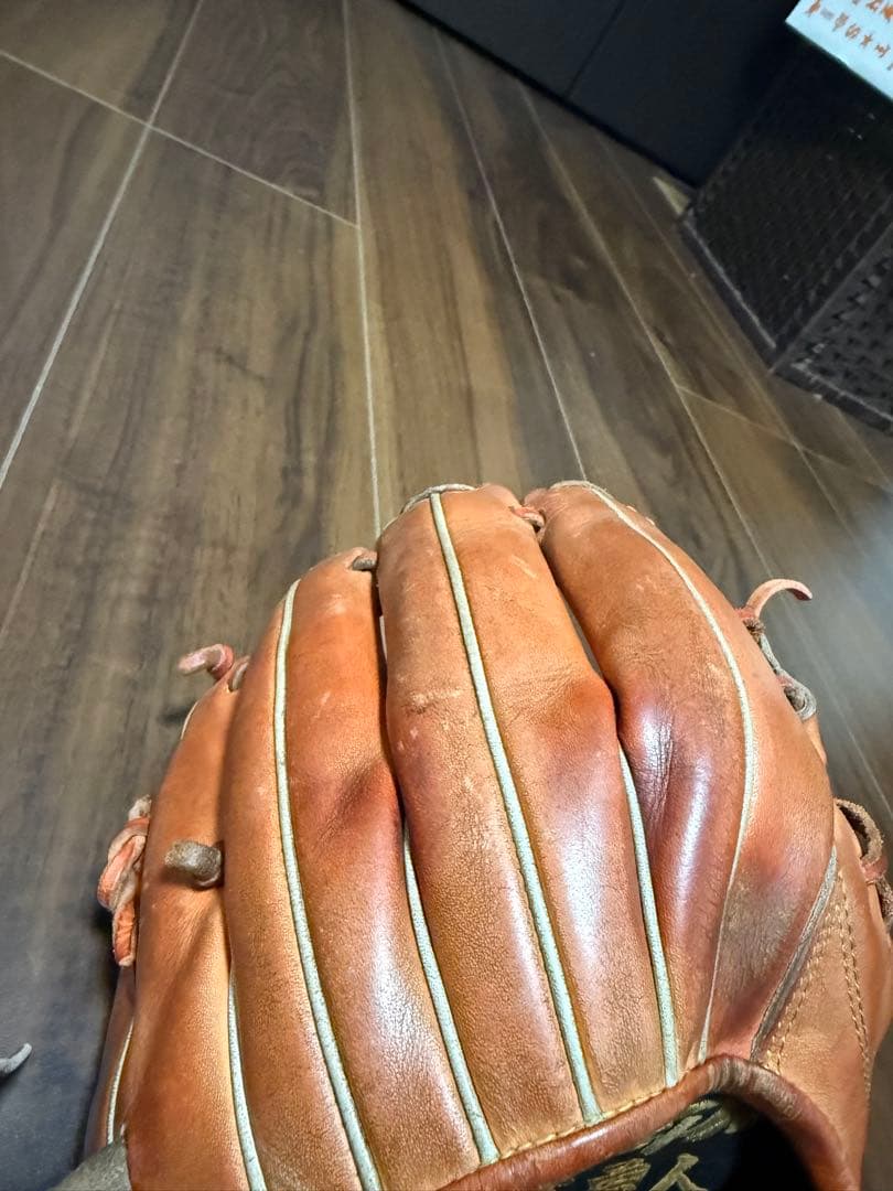 MizunoPro ORDER 硬式グローブ オレンジ