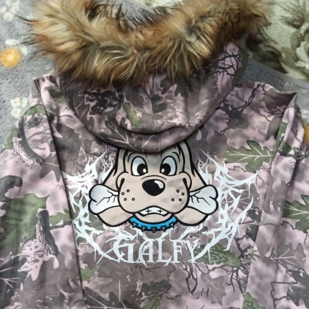 GUALFY カモフラージュ柄 パーカー中型犬