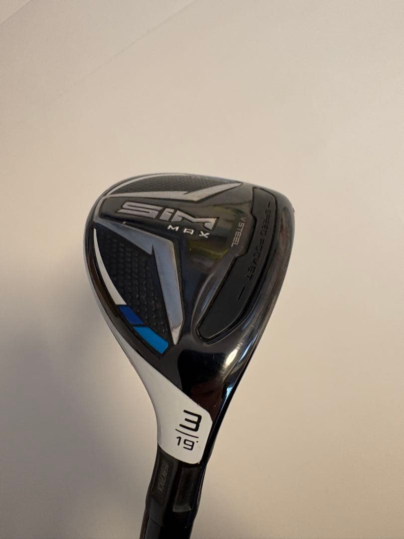 TaylorMade SIM MAX ユーティリティ 3番 19度 カバー付