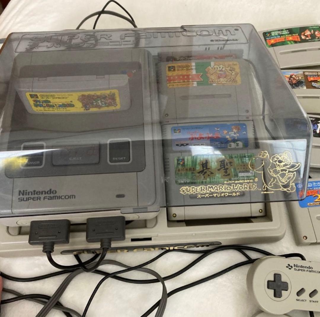 スーパーファミコン (本体)とカセット