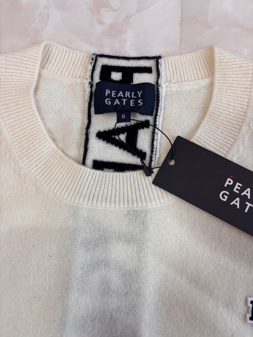 新品タグ付き PEARLY GATES カシミヤセーター サイズ6