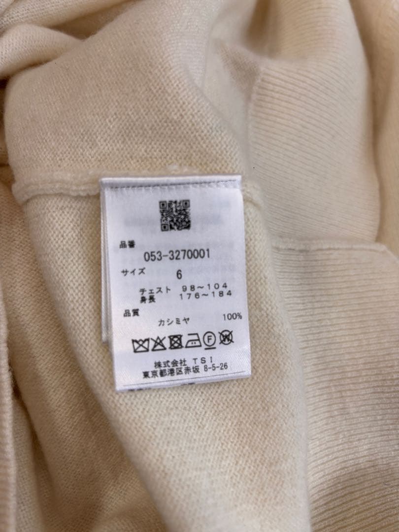 新品タグ付き PEARLY GATES カシミヤセーター サイズ6
