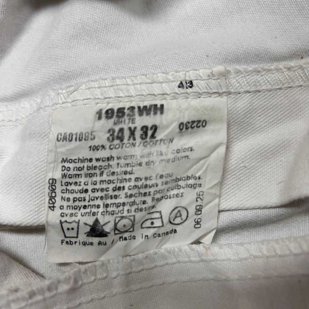 希少カナダ製 Dickies 1953 白ペインター W31/L30