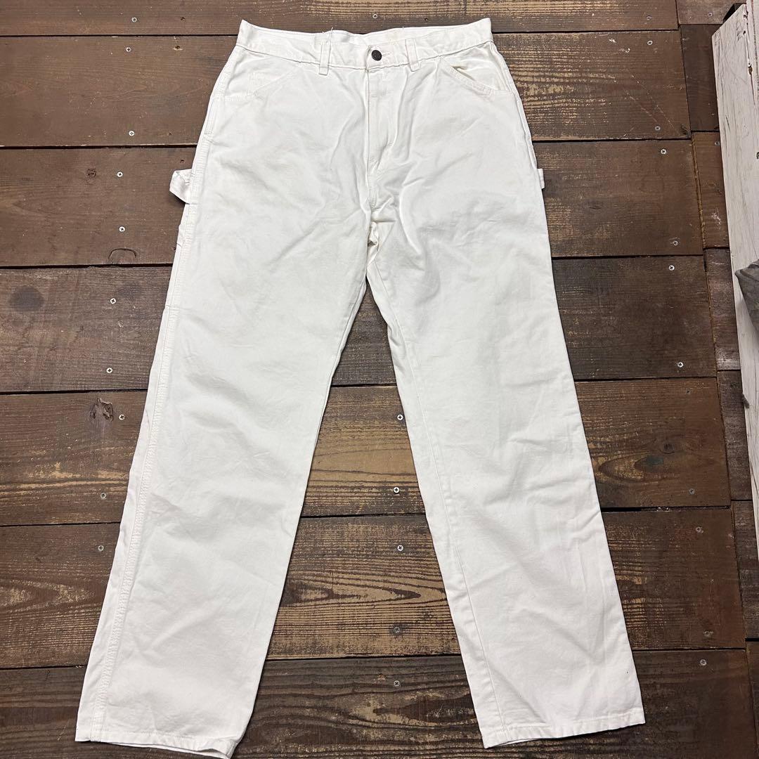 希少カナダ製 Dickies 1953 白ペインター W31/L30