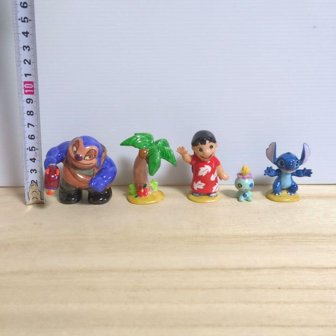 リロ＆スティッチ　箱庭フィギュアセット　陶器　置物　加藤工芸　ディズニー
