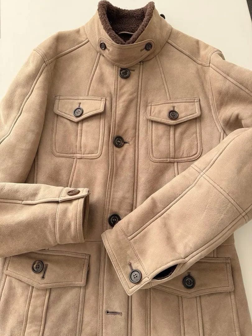 美品　ブルネロ　ムートンジャケット　xs