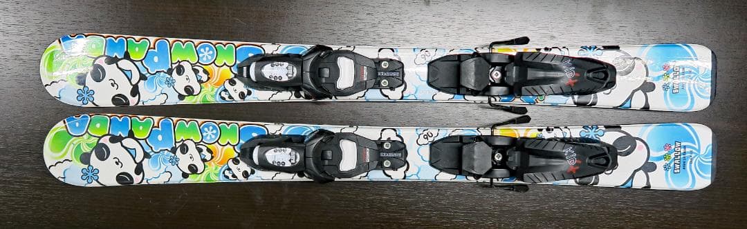 スワロー キッズ Jr. スキー板 90cm パンダ ビンディング 2点セット