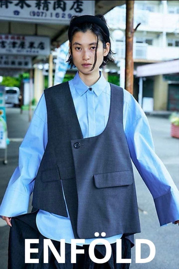 ENFÖLD ASYMMETRY VEST ベスト
