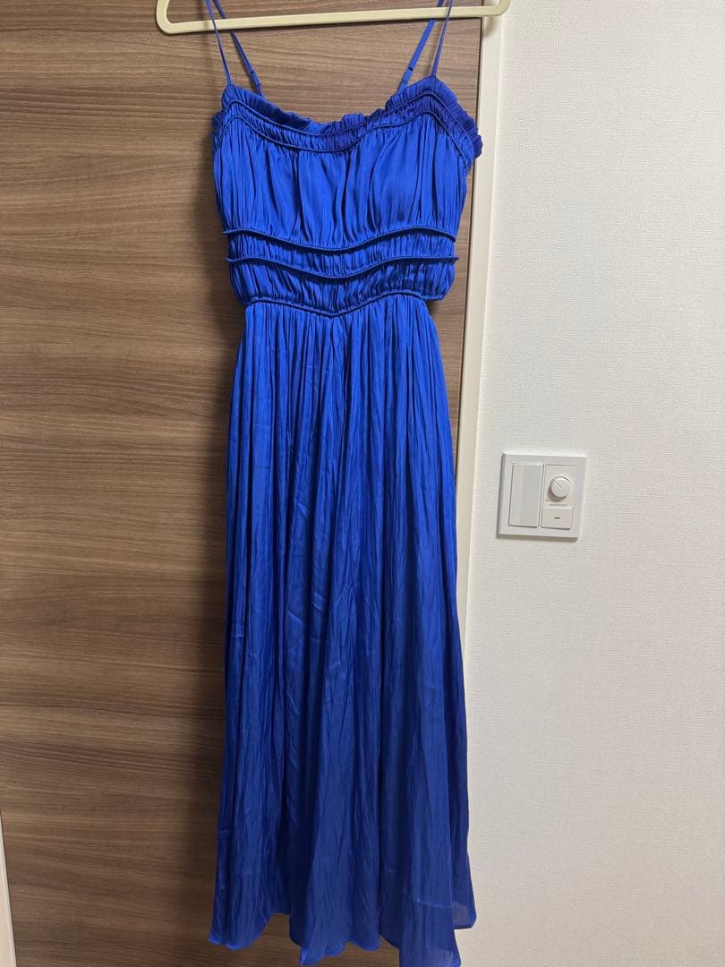 ワンピース Estella.K Julia Satin Long Dress -Blue-