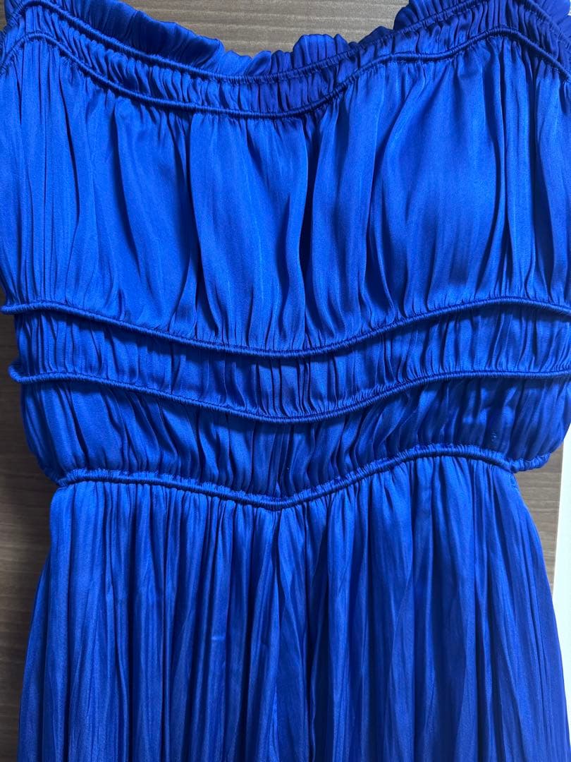 ワンピース Estella.K Julia Satin Long Dress -Blue-