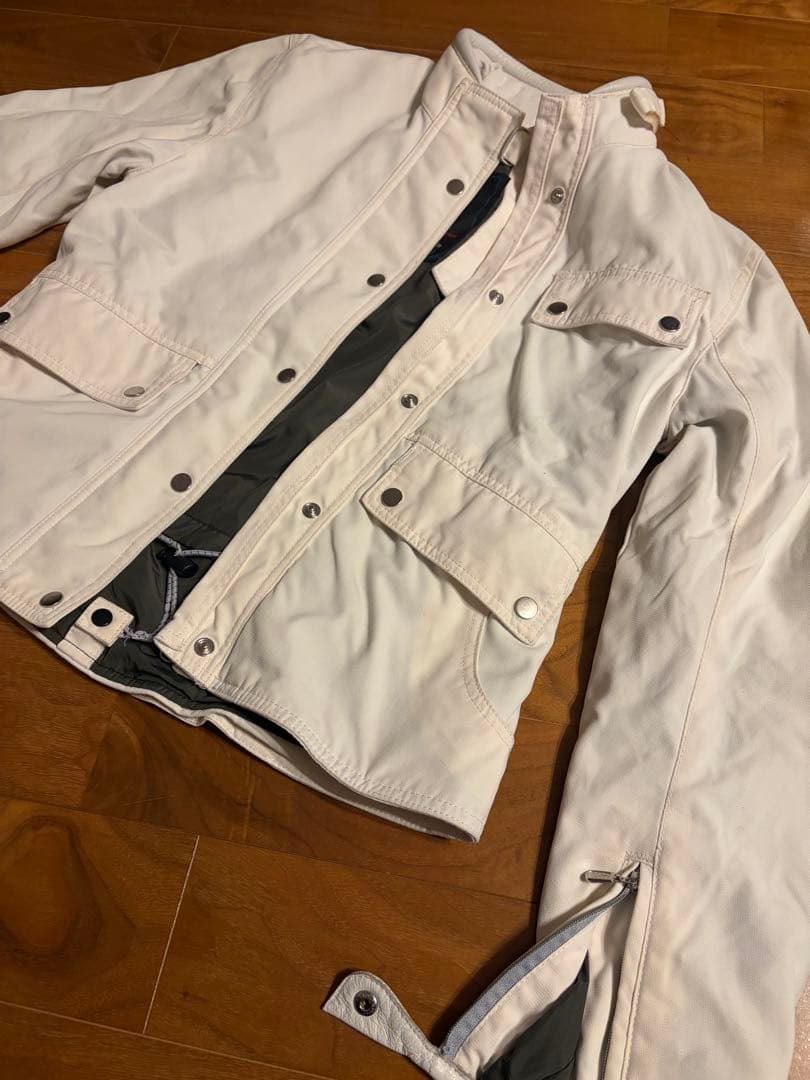 Belstaff ライダースジャケット ホワイト