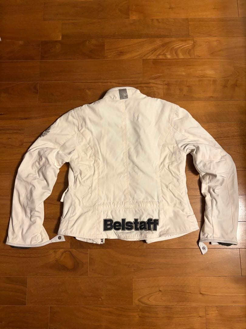 Belstaff ライダースジャケット ホワイト