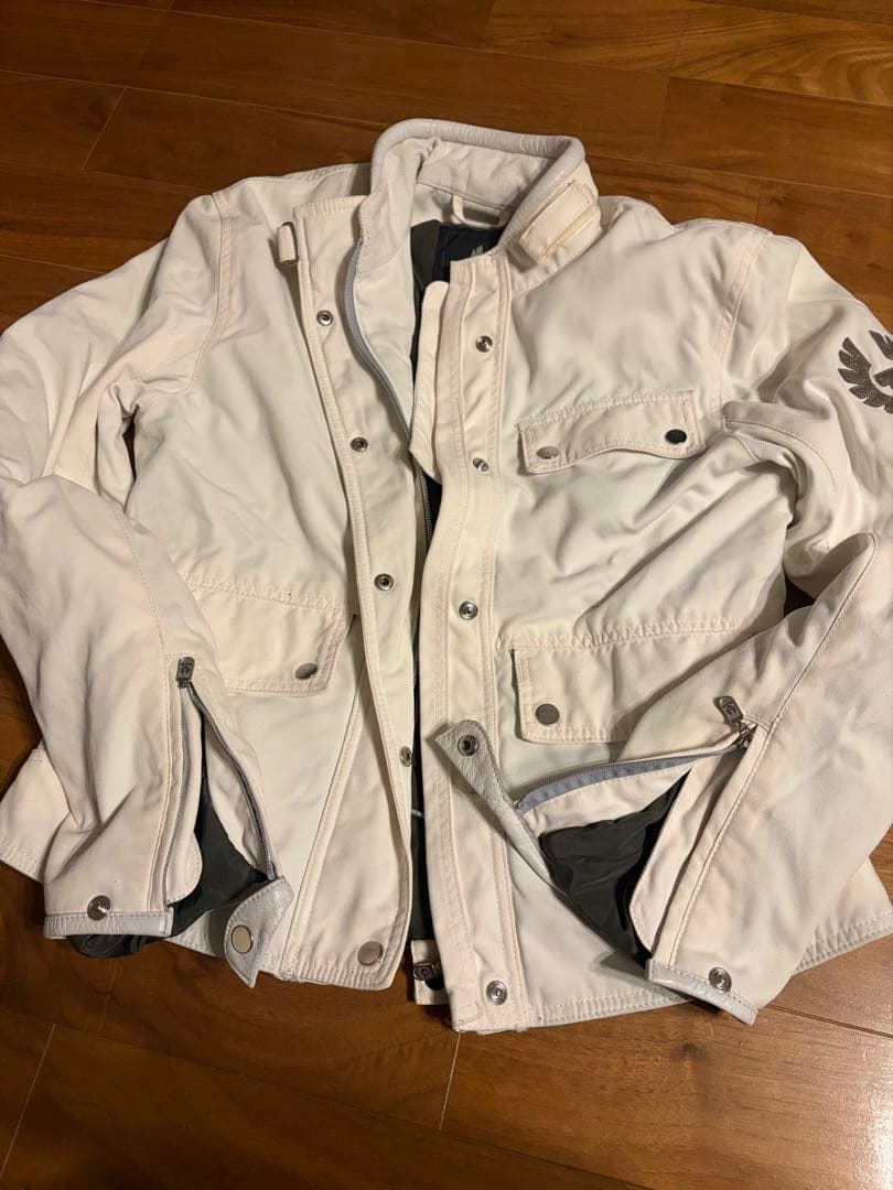 Belstaff ライダースジャケット ホワイト