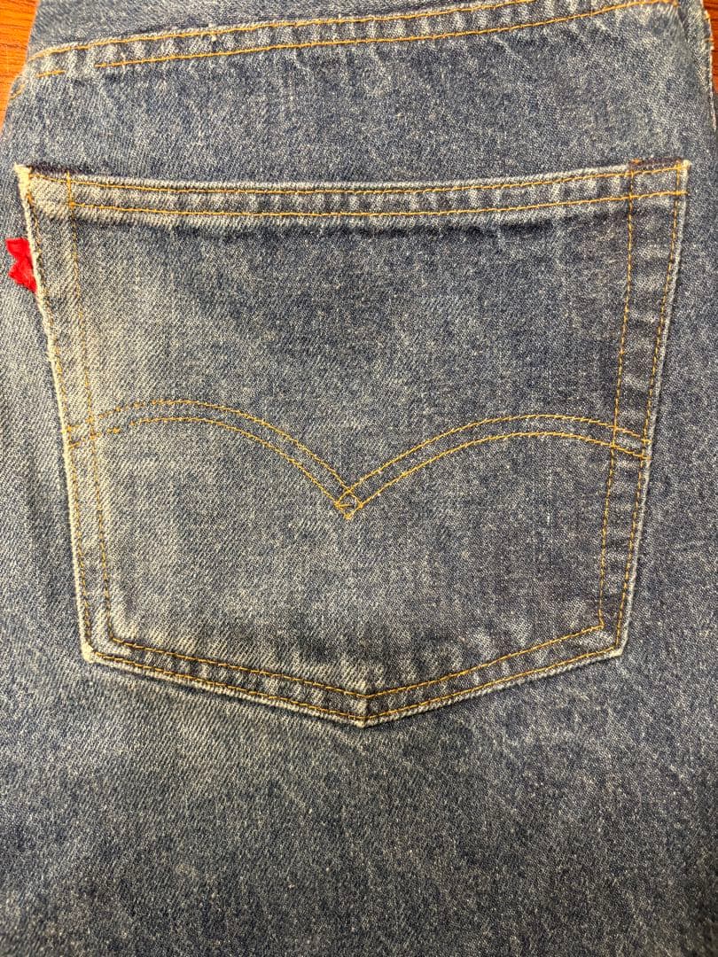 E*e様 濃紺80s Levi’s 501 赤耳 クロカンW35 66後期後継