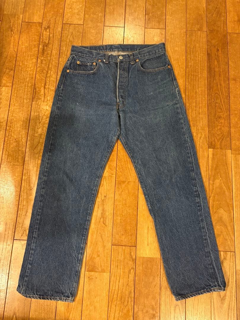 E*e様 濃紺80s Levi’s 501 赤耳 クロカンW35 66後期後継