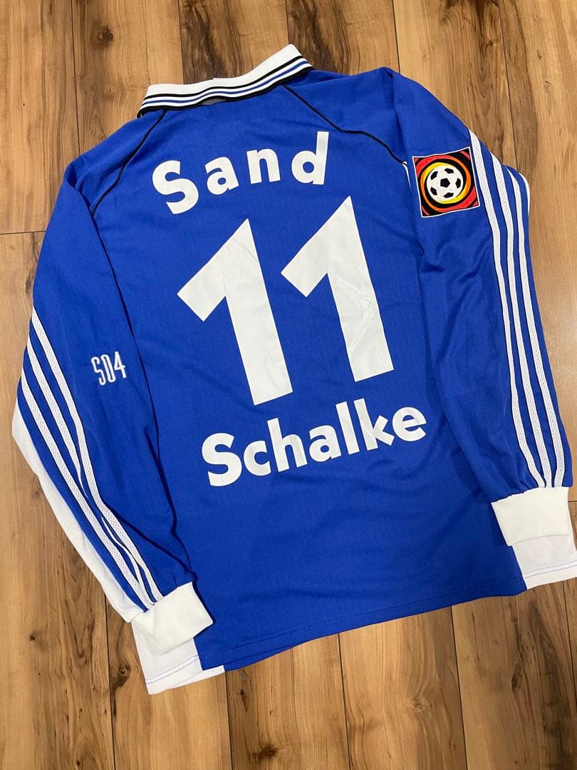 Schalke 04 Sand 11 長袖 実用品 match worn
