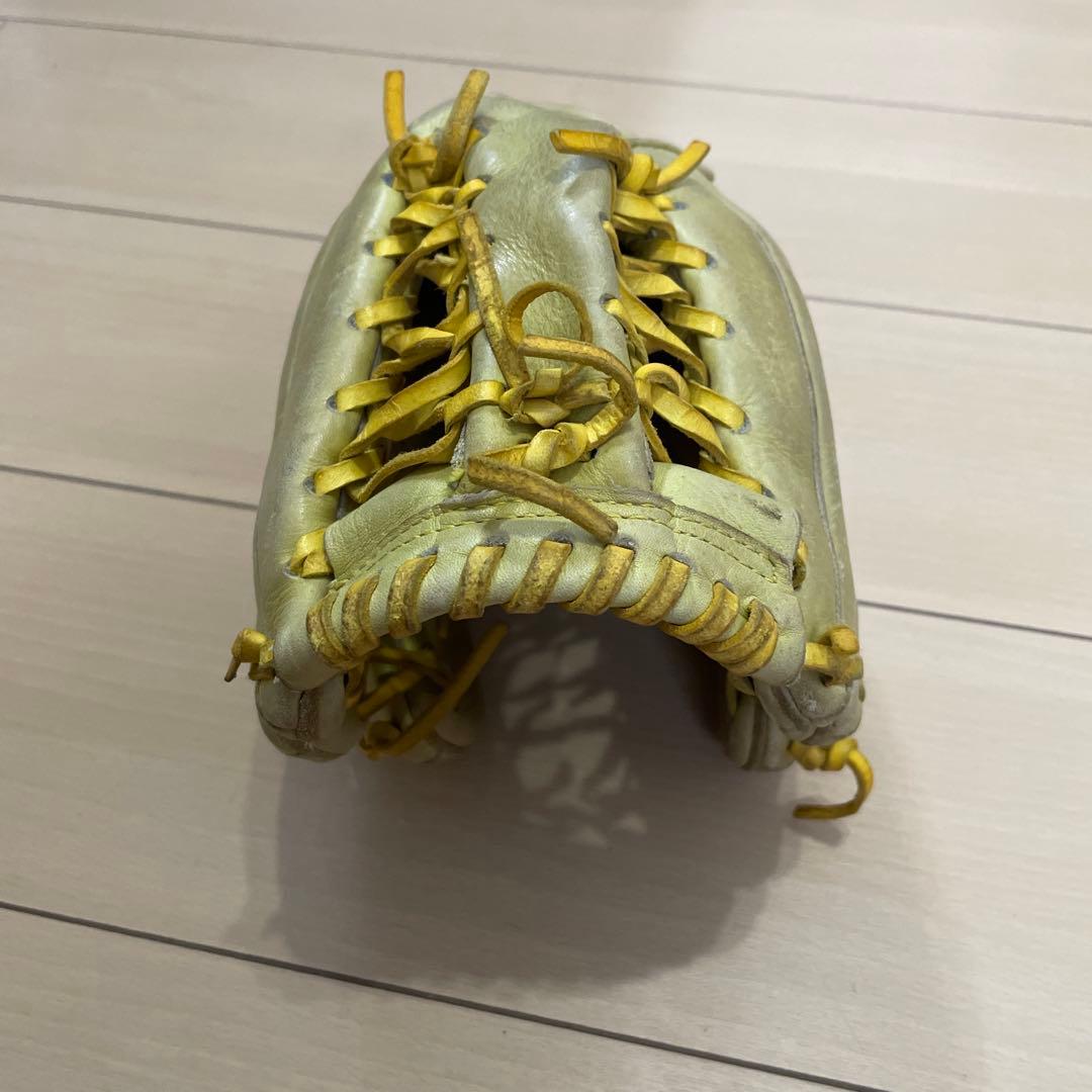 【希少】両投げ　TAMAZAWA 野球グローブ イエロー 軟式
