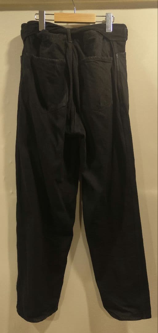 comoli 25ss デニムジャケット+ベルテッドデニム（サイズ2）セット売り