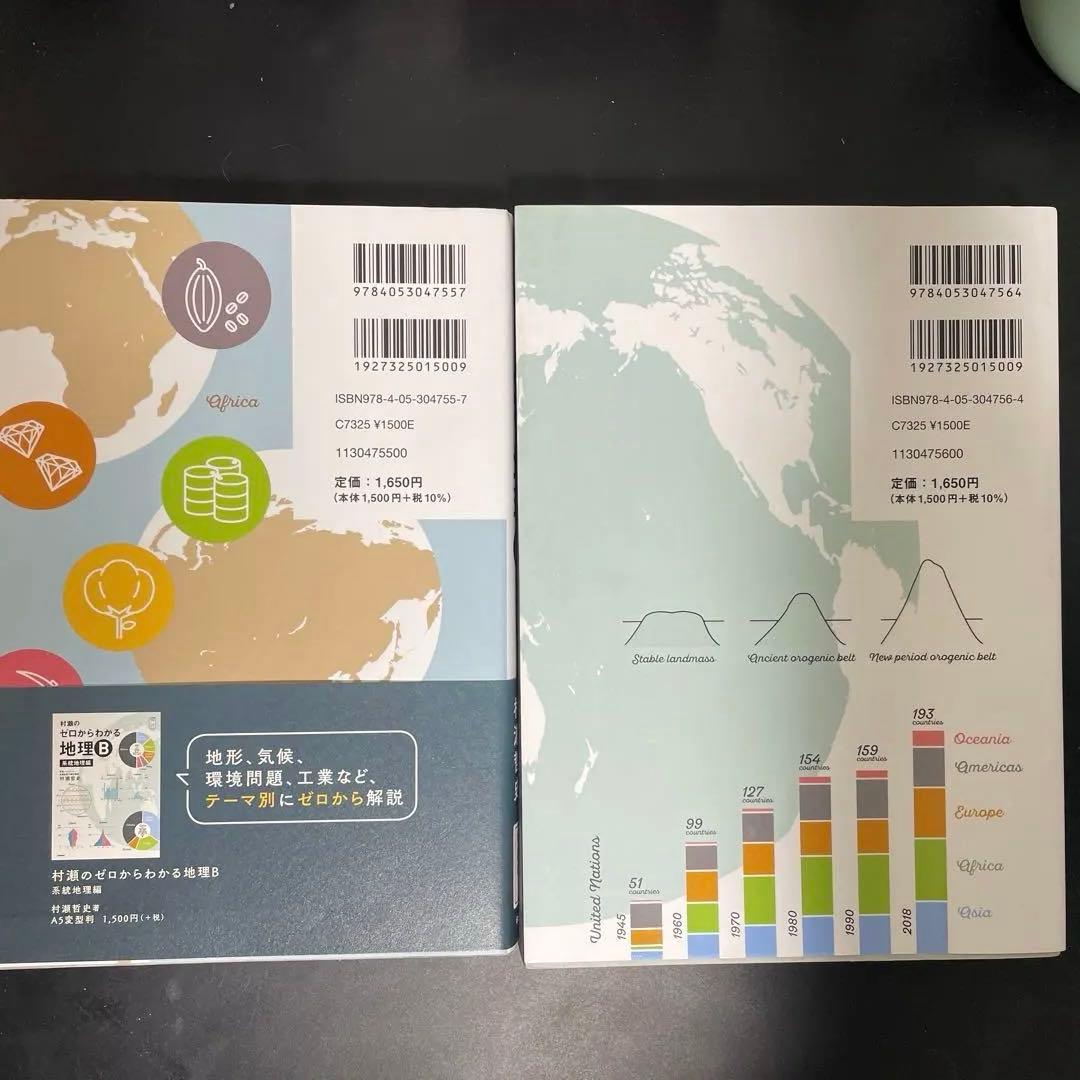 村瀬のゼロからわかる地理B 2冊セット