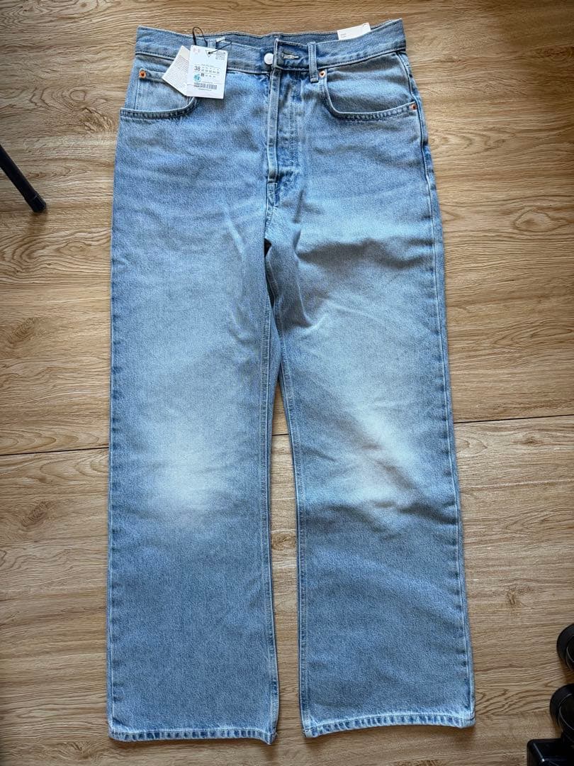 (新品完売)ZARA buggy flare バギーフレアデニム　size38