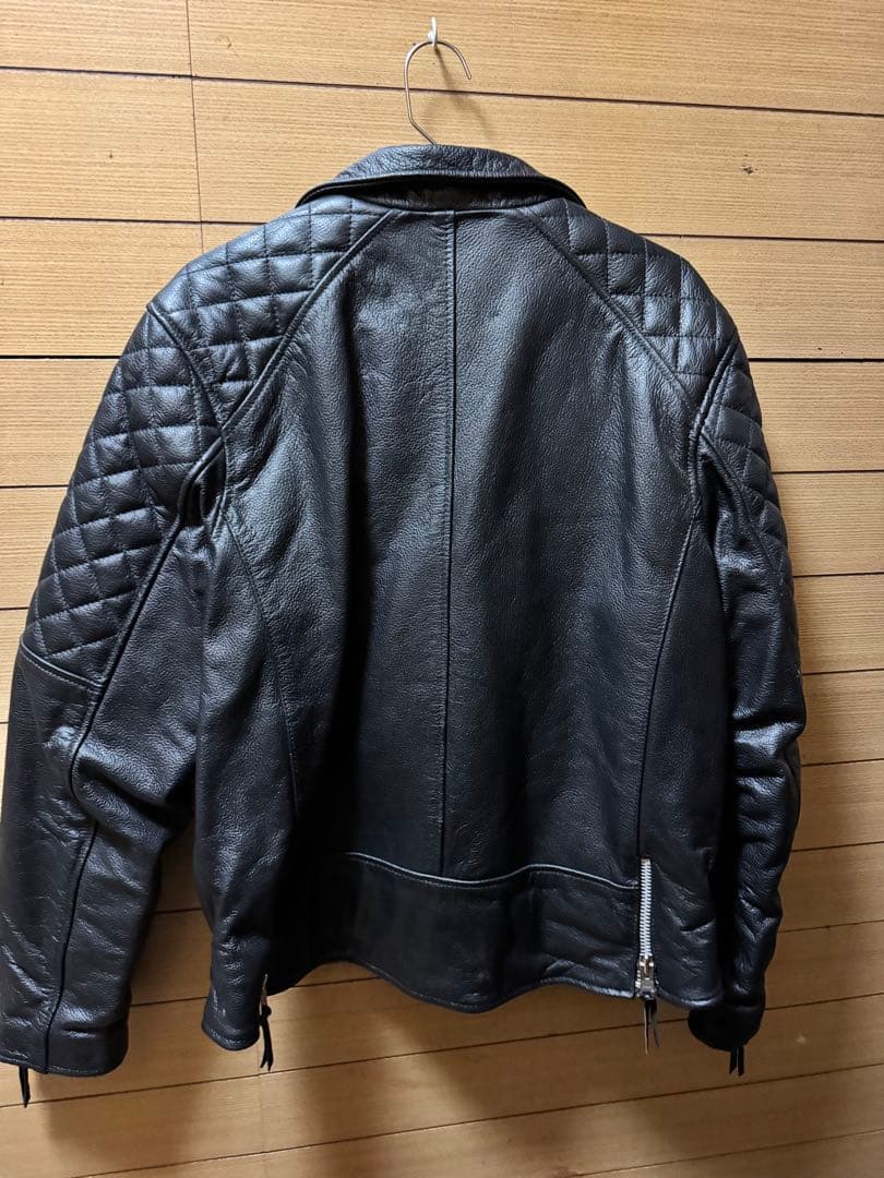 レザー　ライダース　ブラック　XL