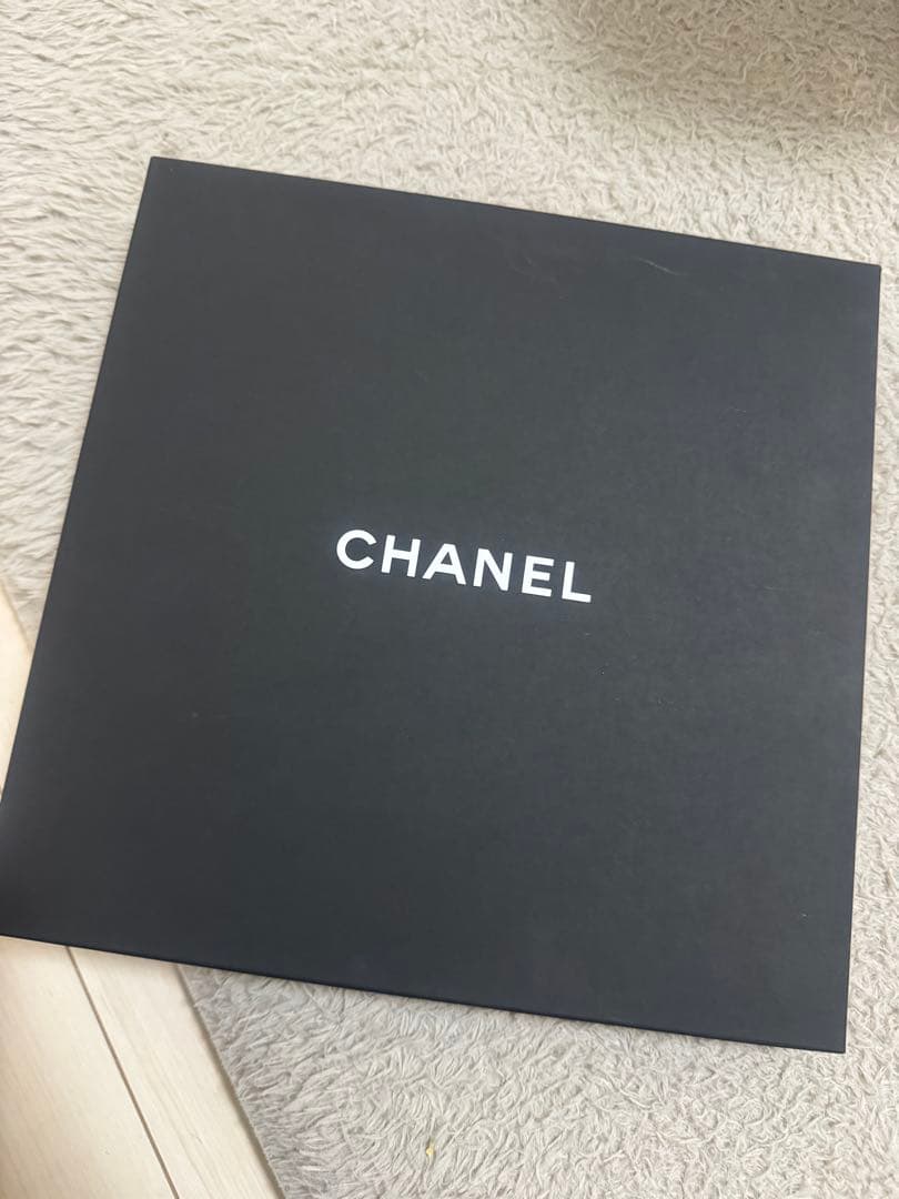CHANELカシミヤニット帽ブラック