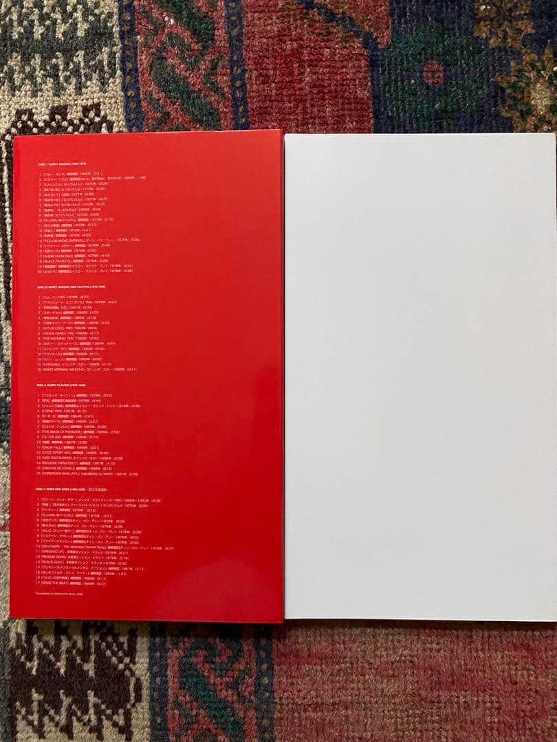 貴重 HOSONO BOX 1969-2000 細野晴臣4CD 豪華ブックレット