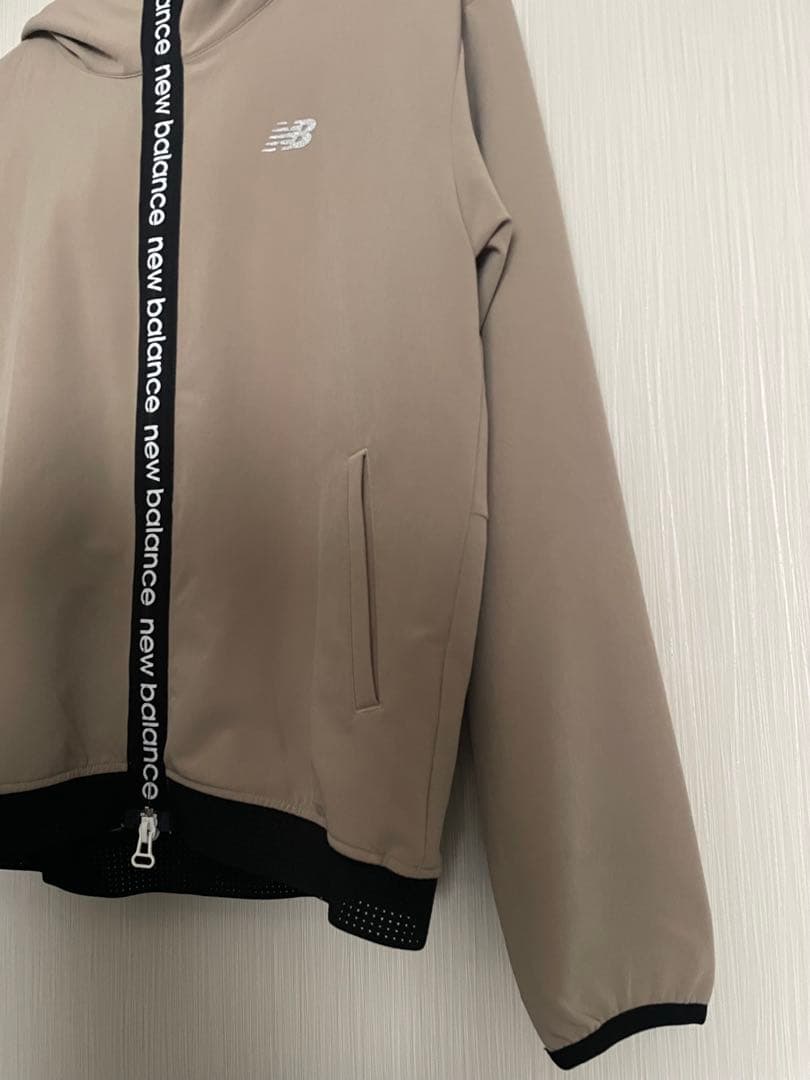 New Balance レディースジャケット サイズ0 ベージュ