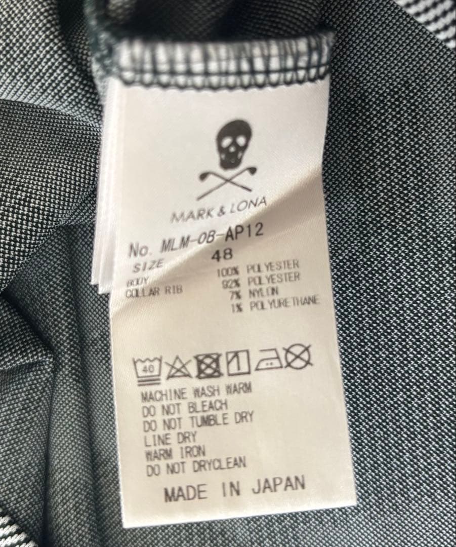 ★マークアンドロナ★ 男性用 美品 半袖ポロシャツ サイズＬ