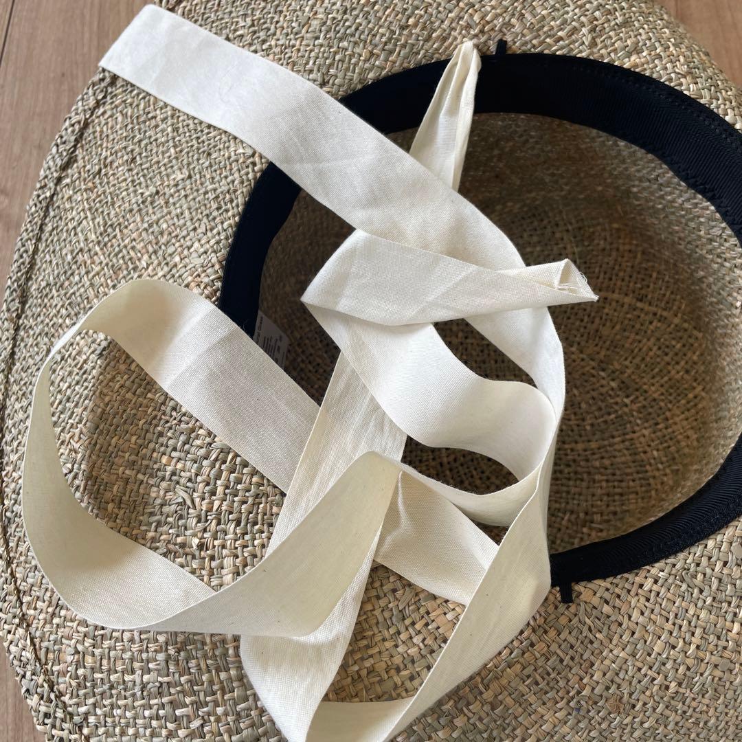 swelly Ribbon Straw Hat リボンストローハット　麦わら帽子