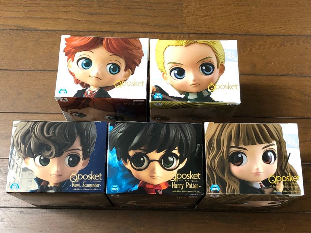 Qposketフィギュア　ハリーポッターシリーズ　5体セット