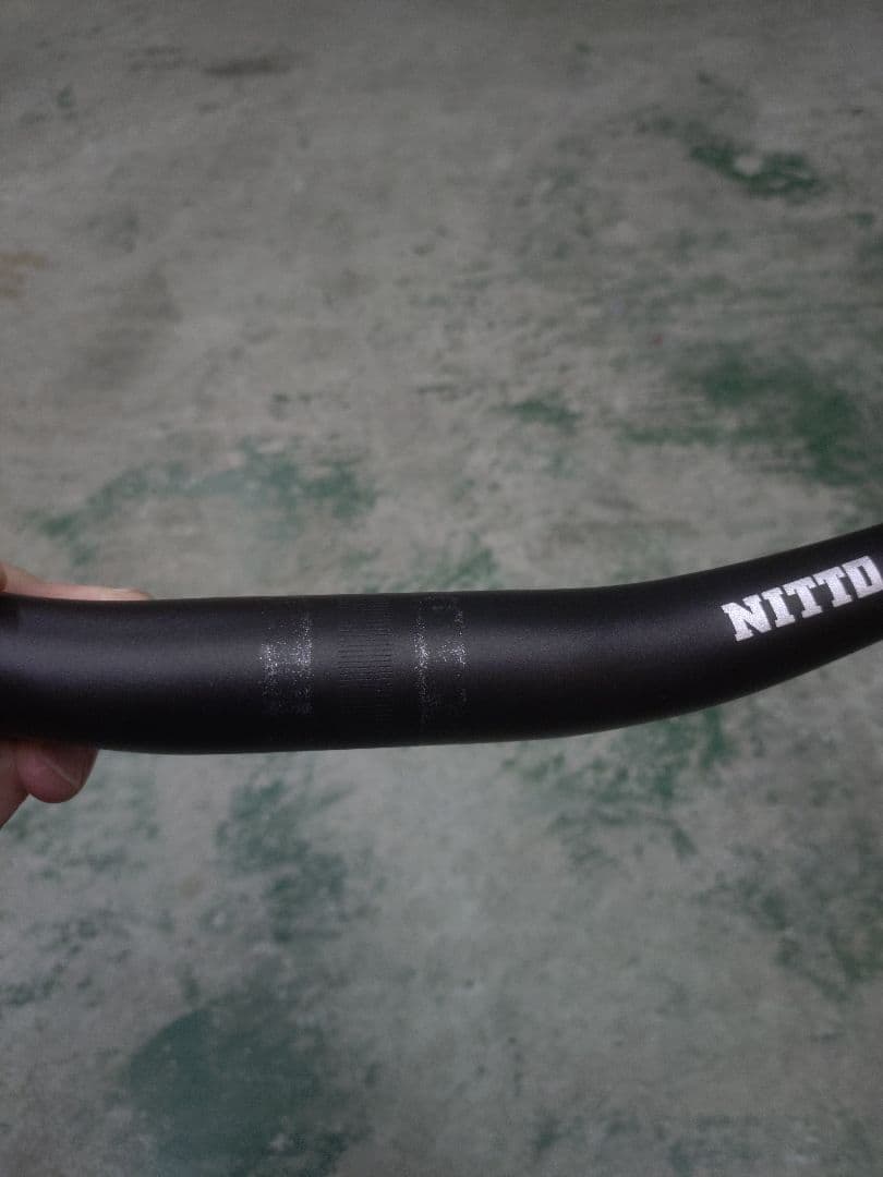 NITTO ブラック バーハンドル 自転車