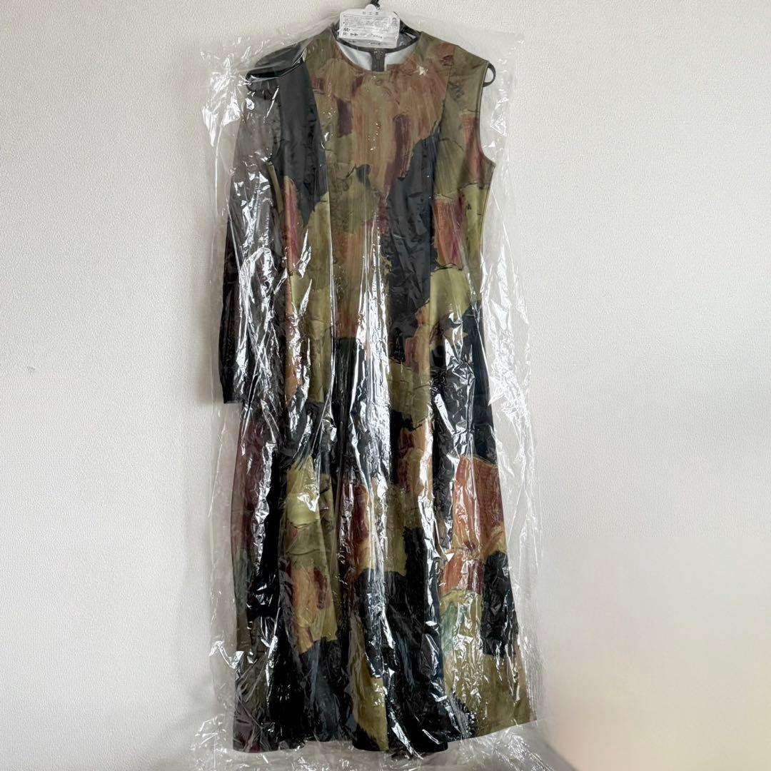 Ameri VINTAGE UND GYPSUM ART DRESSカーキM