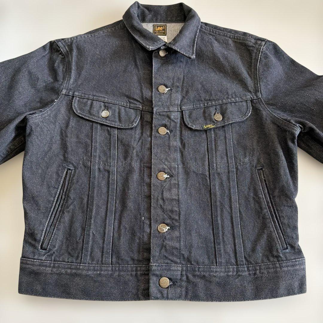 み*み様 激レア 80s LEE 220 ブラック 先染め USA製 levi'