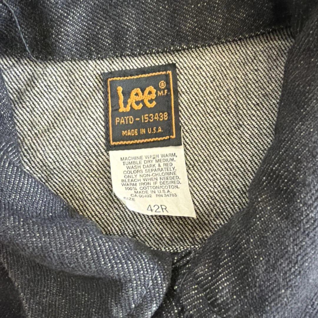 み*み様 激レア 80s LEE 220 ブラック 先染め USA製 levi'