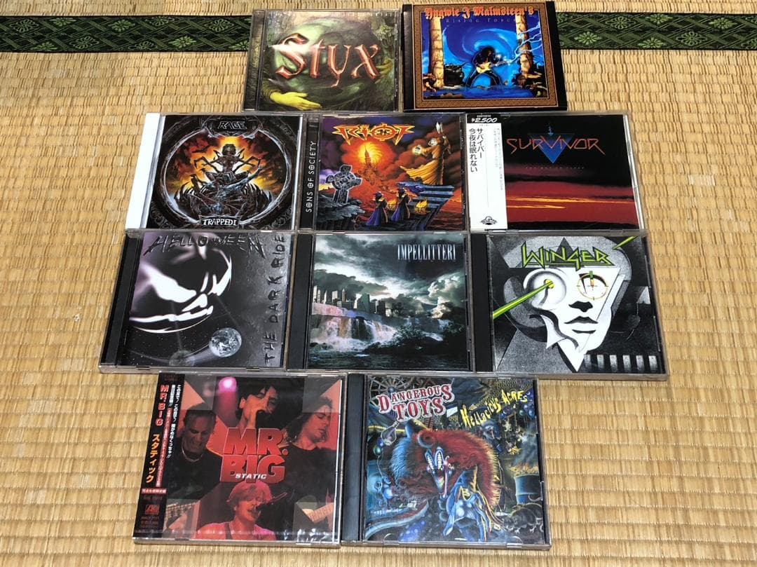 CD　ロック　メタル　プロモ　10タイトル
