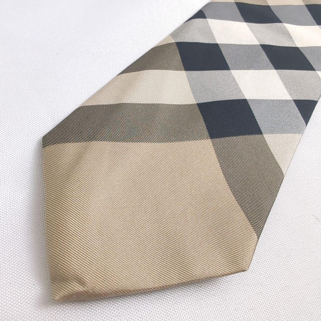 【良品】BURBERRY バーバリー ノバチェック ネクタイ