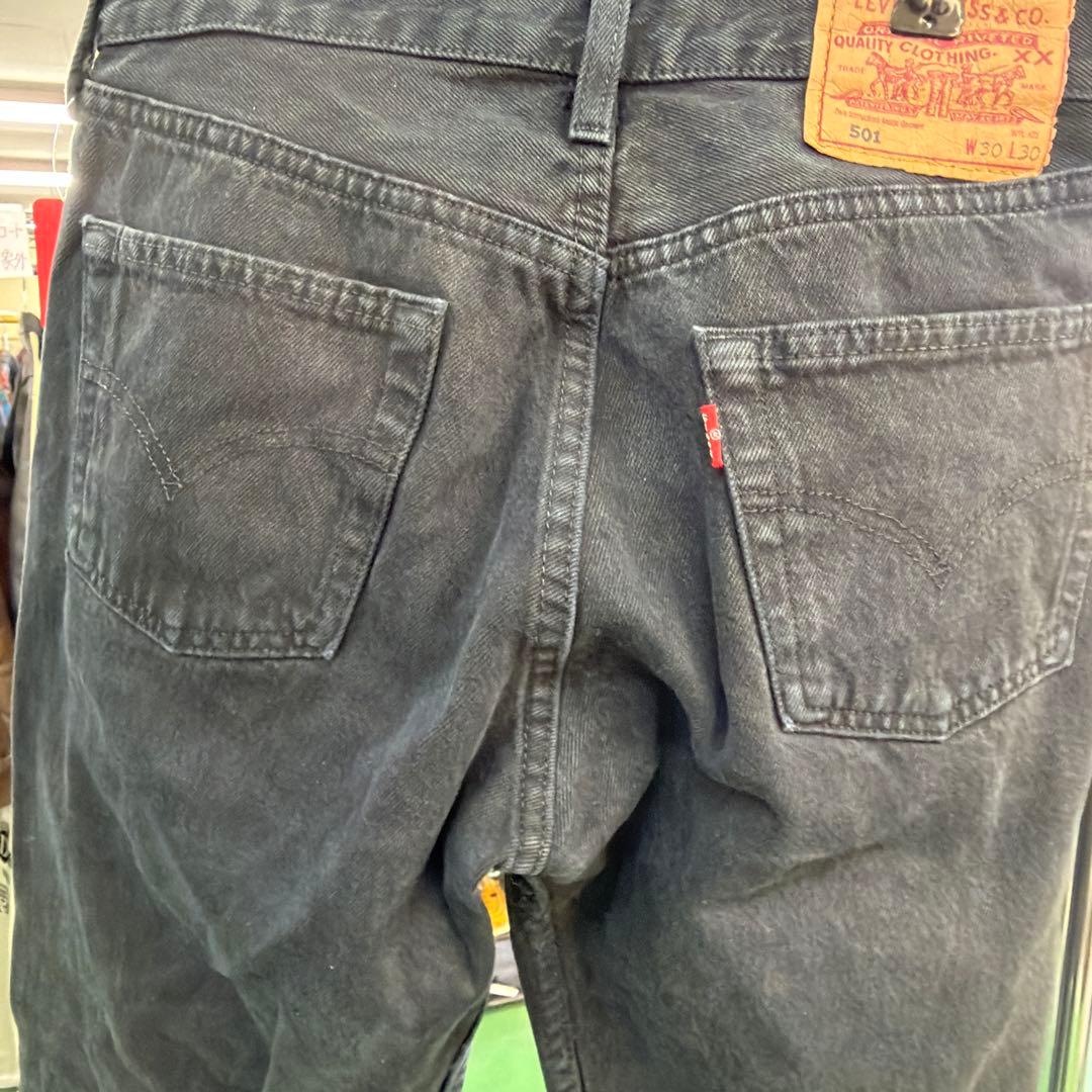 Levi's 501XX ブラックデニム W30 L30