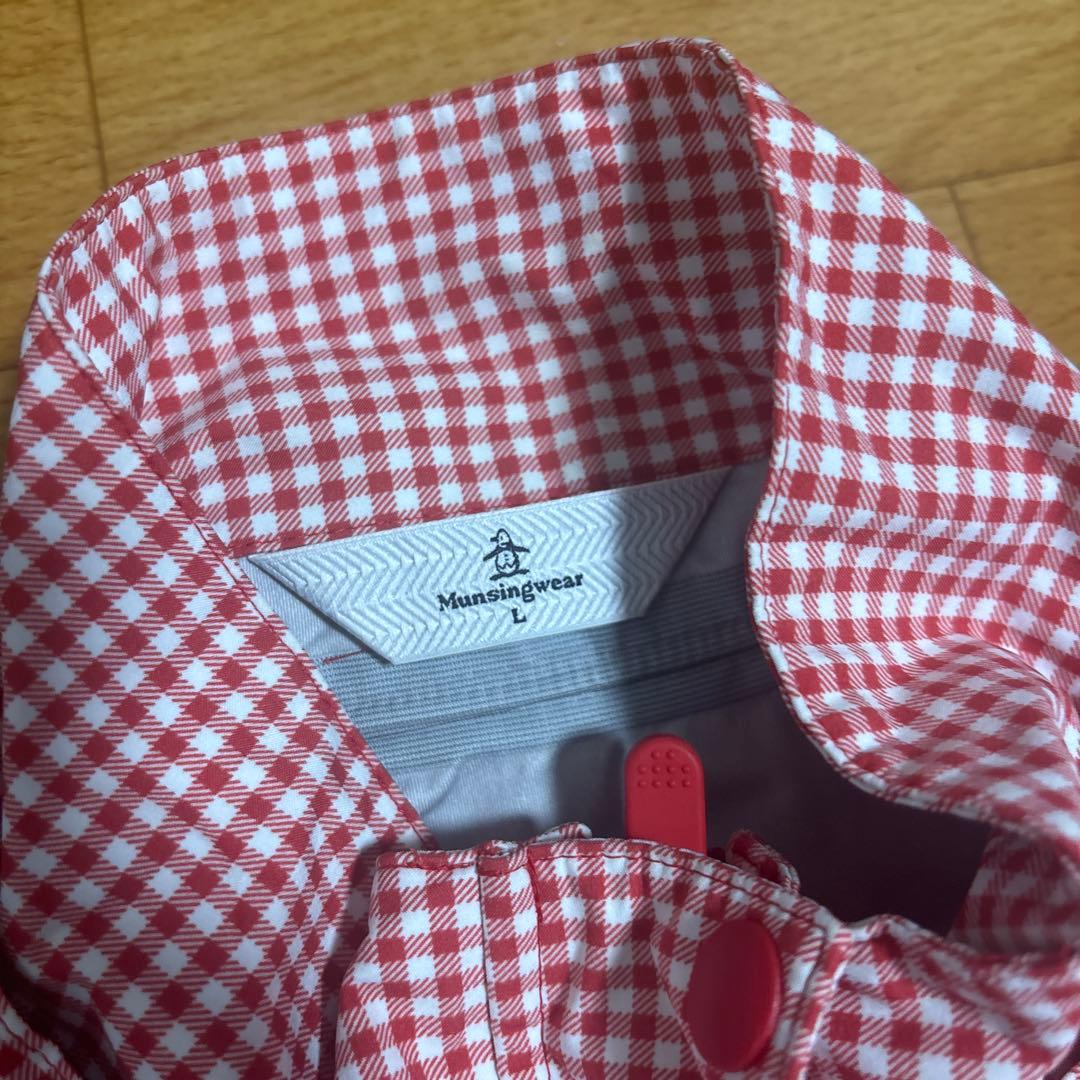 Munsingwear マンシングウェア レインワンピース ギンガムチェック