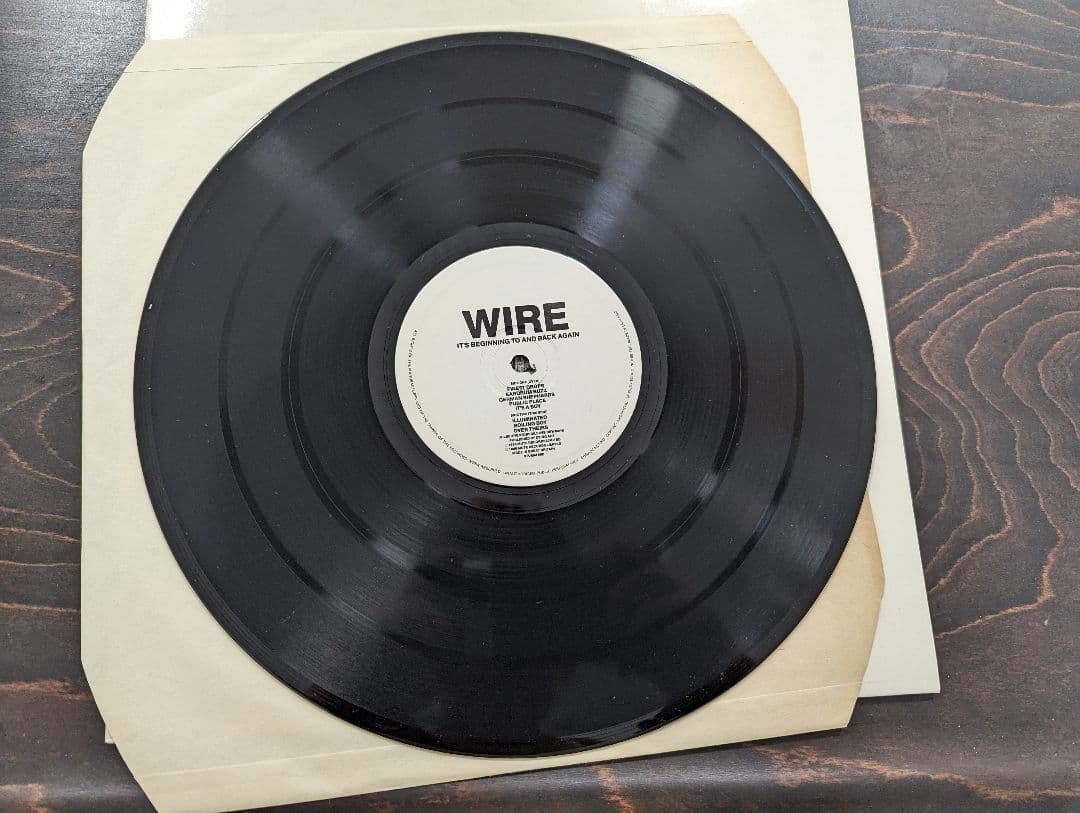 Wire レコードIt’s begining to and back again