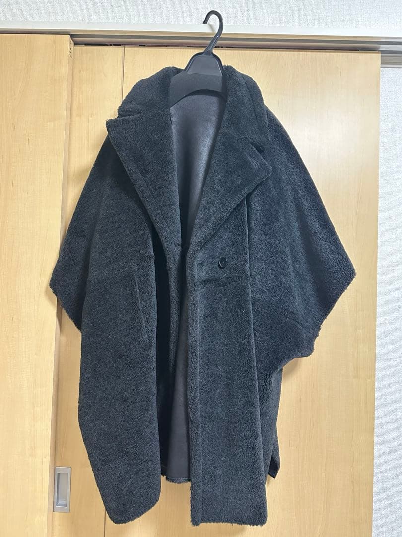Ameri　REVERSIBLE BOA PONCHO COAT アメリ　コート