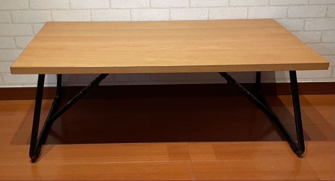 無印良品 MUJI 折りたたみ ローテーブル オーク材 90cm