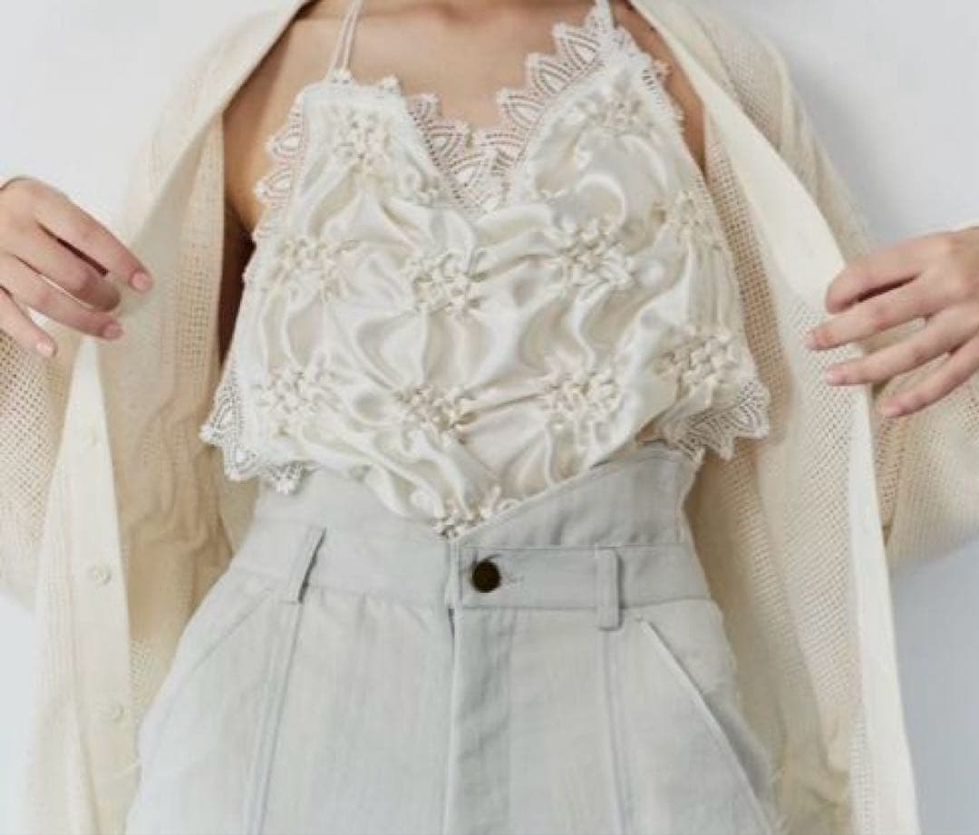 CreateClair ビスチェ SMOCKING VEILL BUSTIER