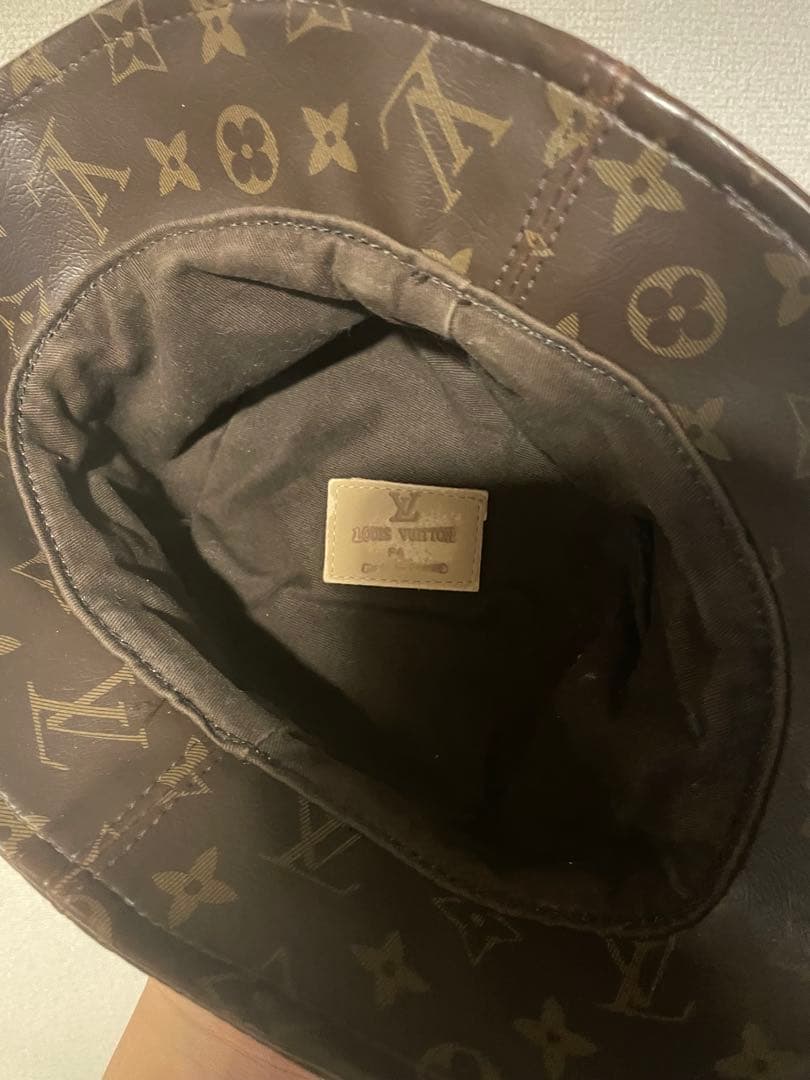 90s Louis Vuitton bootleg バケットハット ブラウン