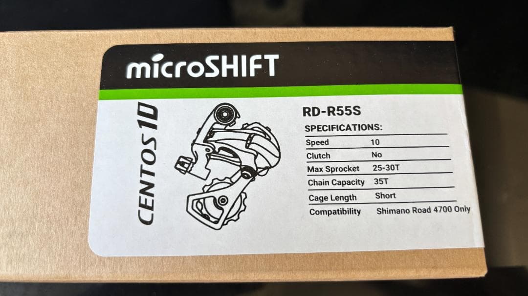 【新品】microSHIFT CENTOS RD-R55S 10速