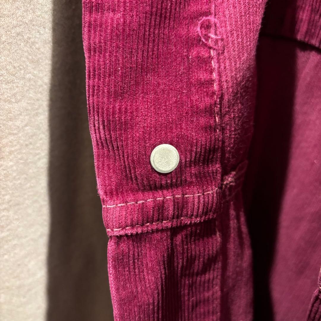 Levi's バーガンディ コーデュロイ Gジャン　60s bigE