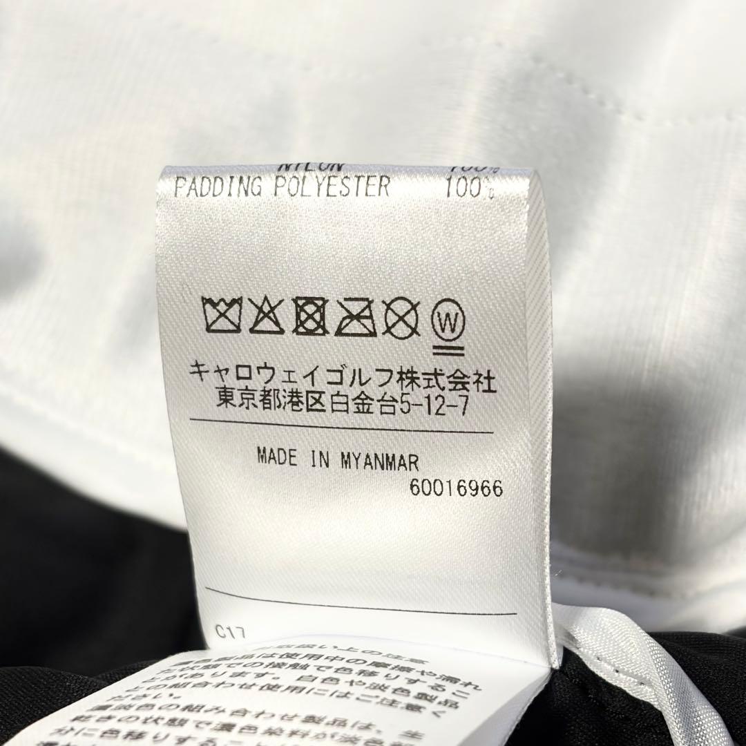 【極美品】キャロウェイ フェザープリントスターストレッチ2WAYブルゾン L